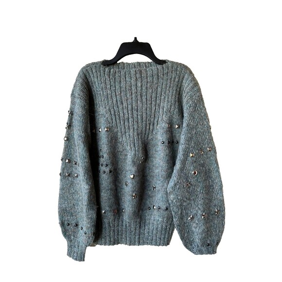 Krizia Maglia womens Vintage Mohair Wool Sweater sz 40 EU (Medium US) Embellish - Picture 1 of 8